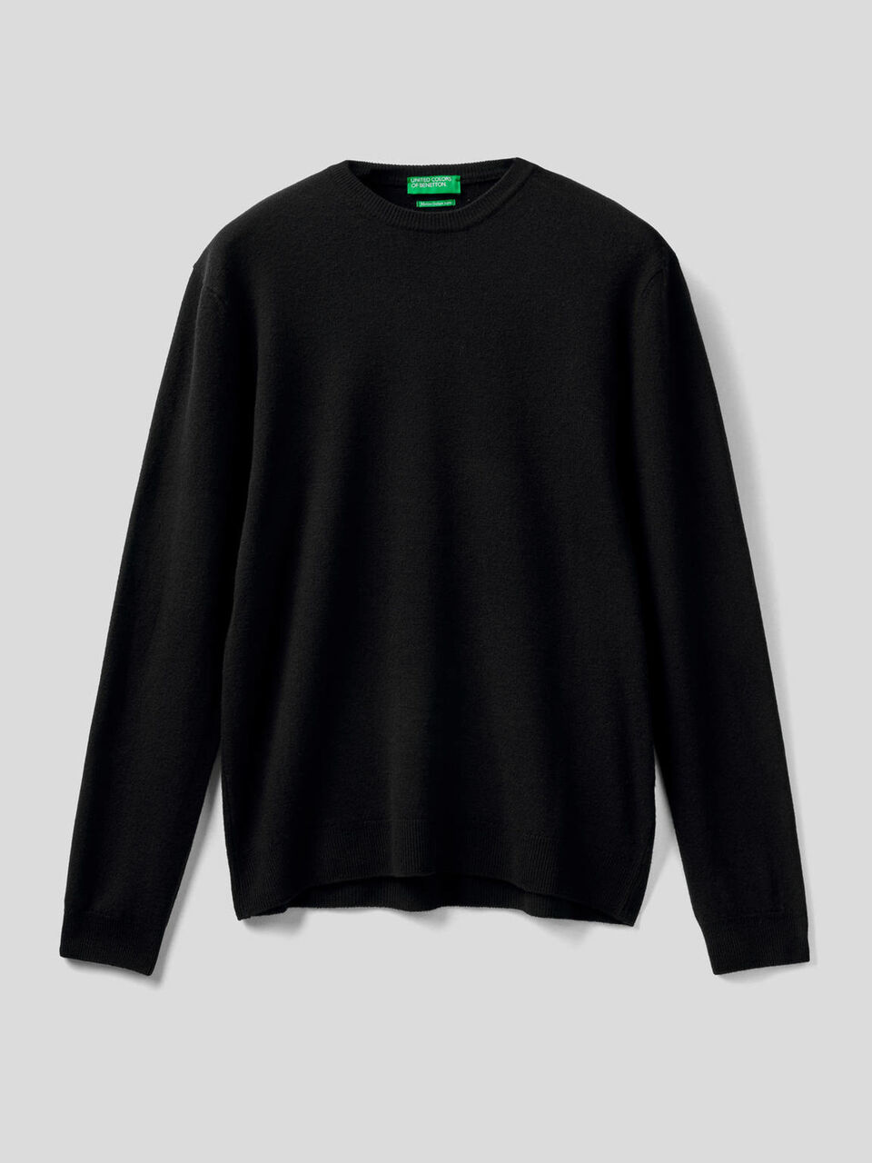 Maglia girocollo in pura lana vergine image number 1
