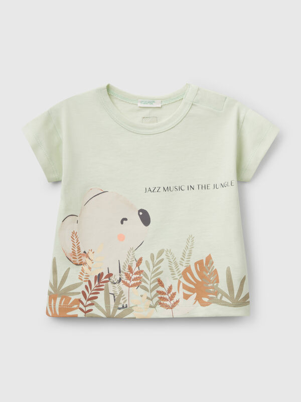 T-shirt boxy fit con stampa Baby