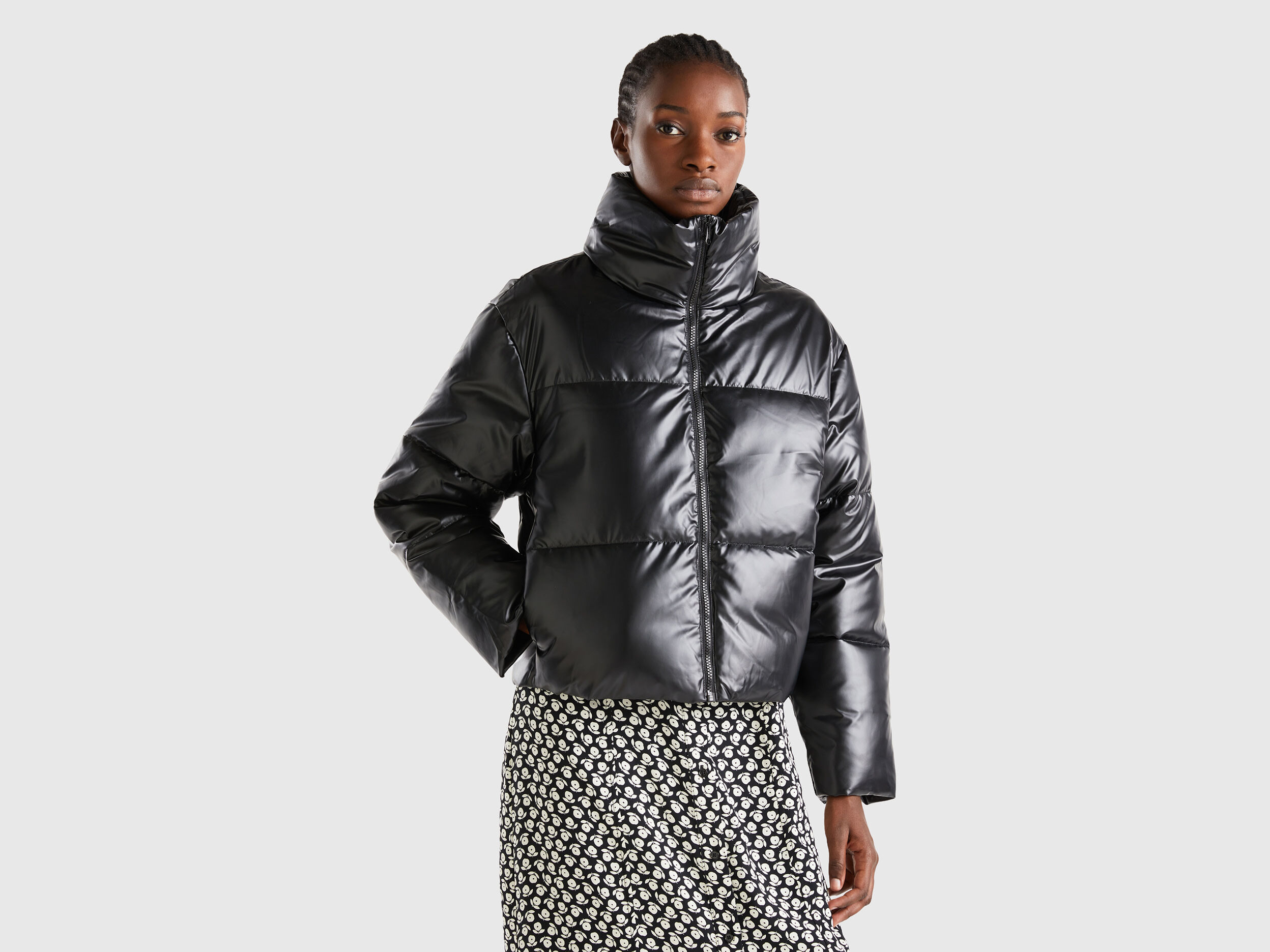 Piumino 100 grammi hot sale donna benetton