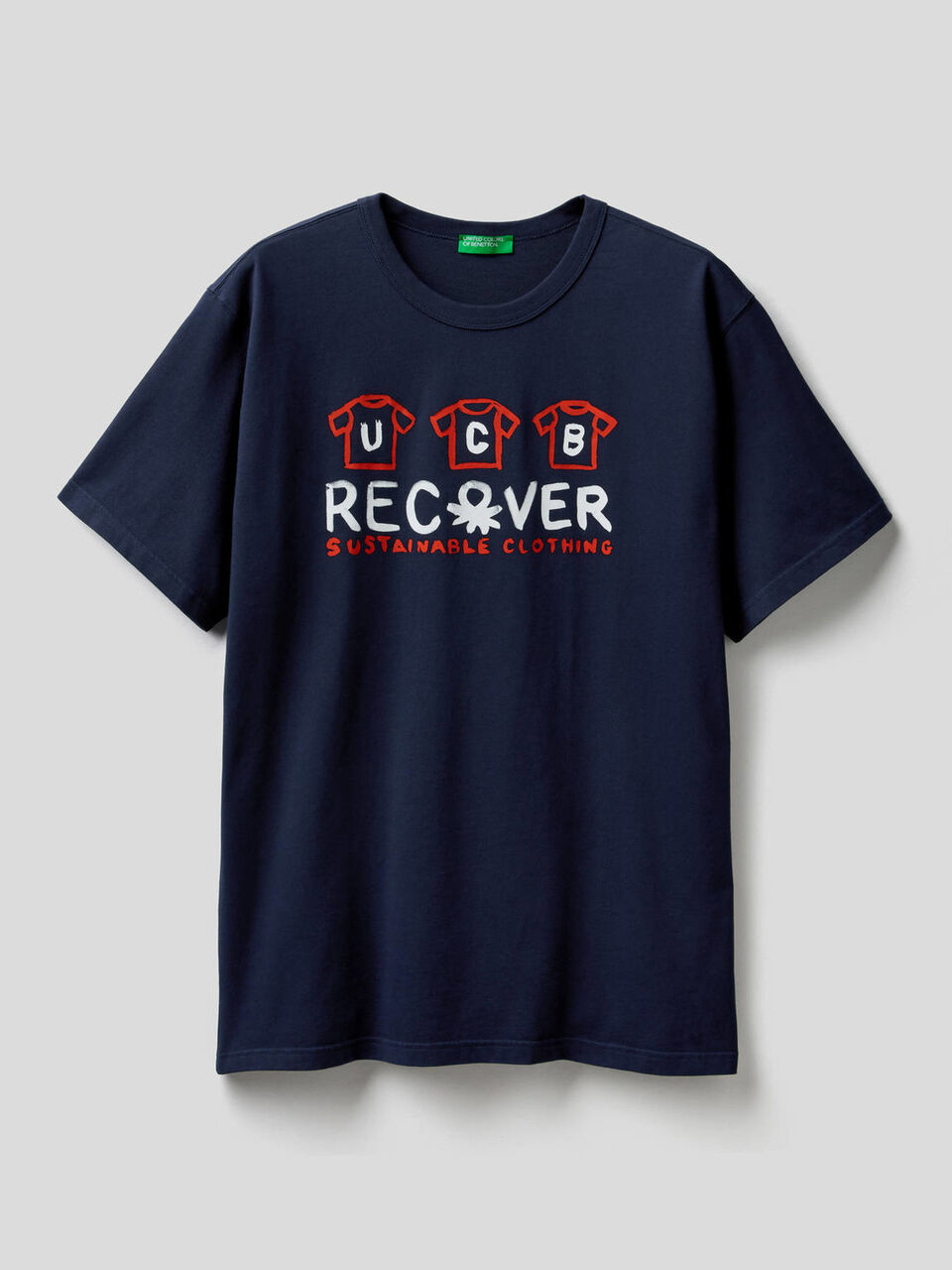 T-shirt 100% cotone biologico con stampa image number 1