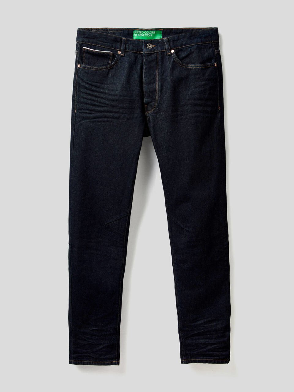 Jeans cinque tasche in denim 100% cotone image number 1