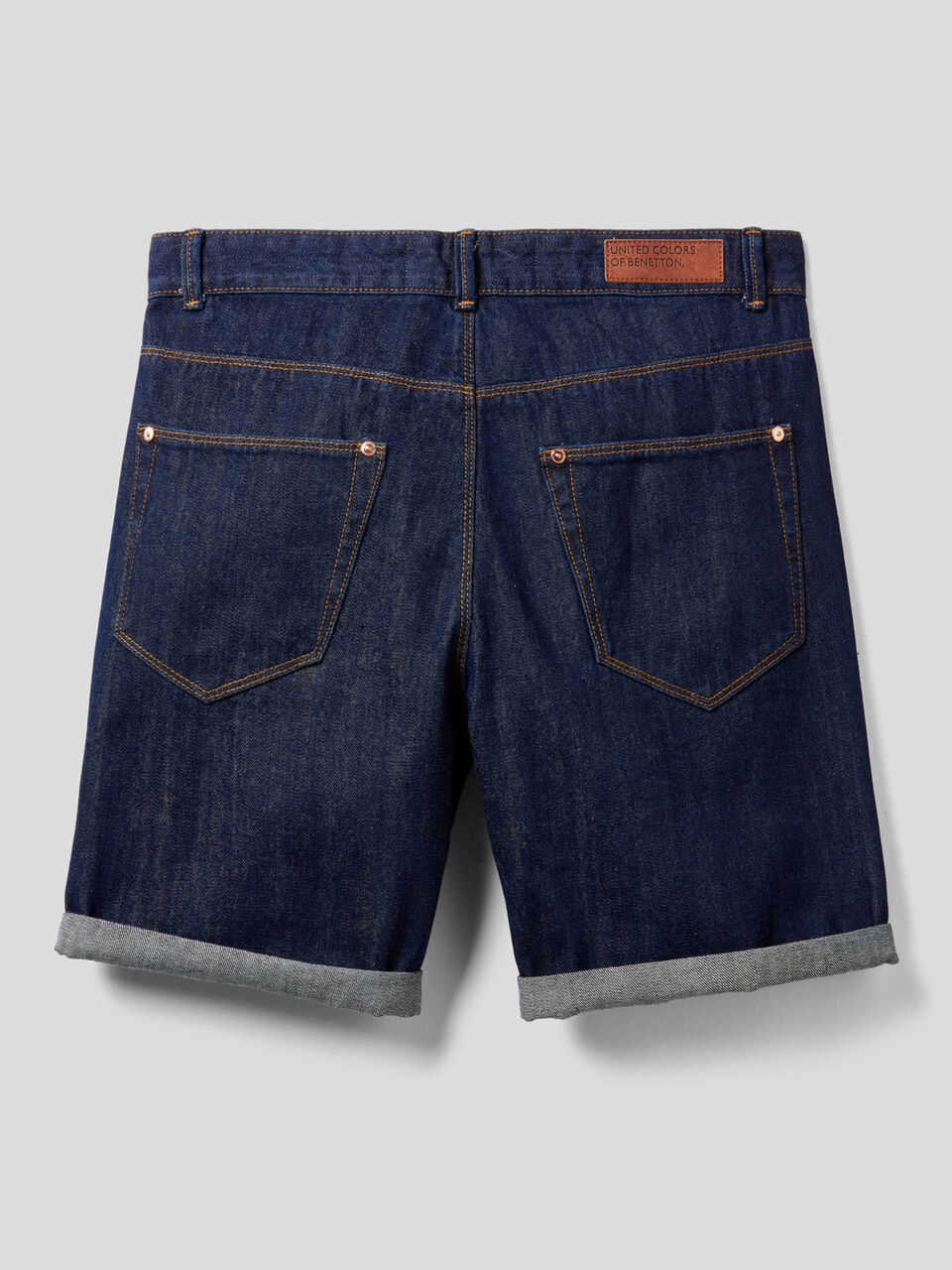 Bermuda in denim 100% cotone image number 2