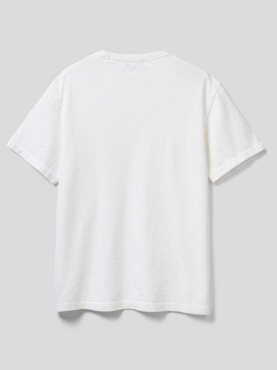 T-shirt girocollo in puro cotone image number 2