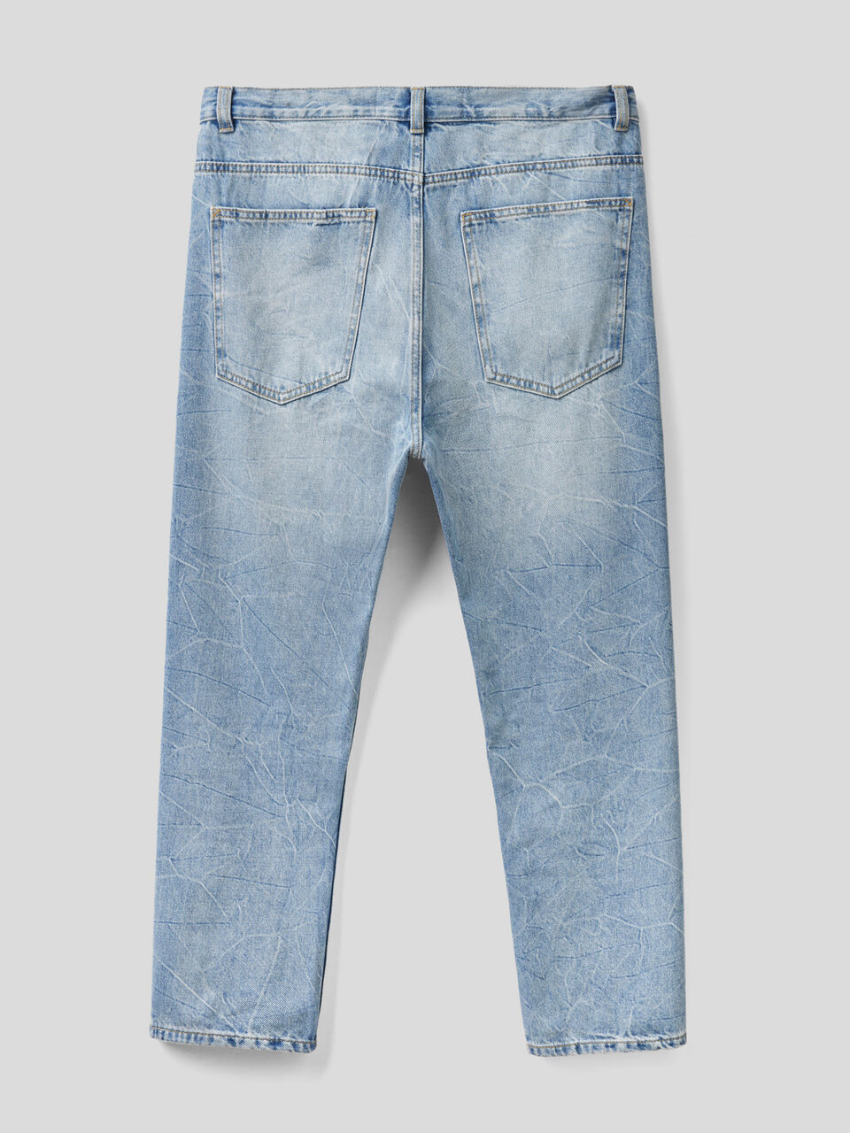 Jeans loose fit 100% cotone image number 2