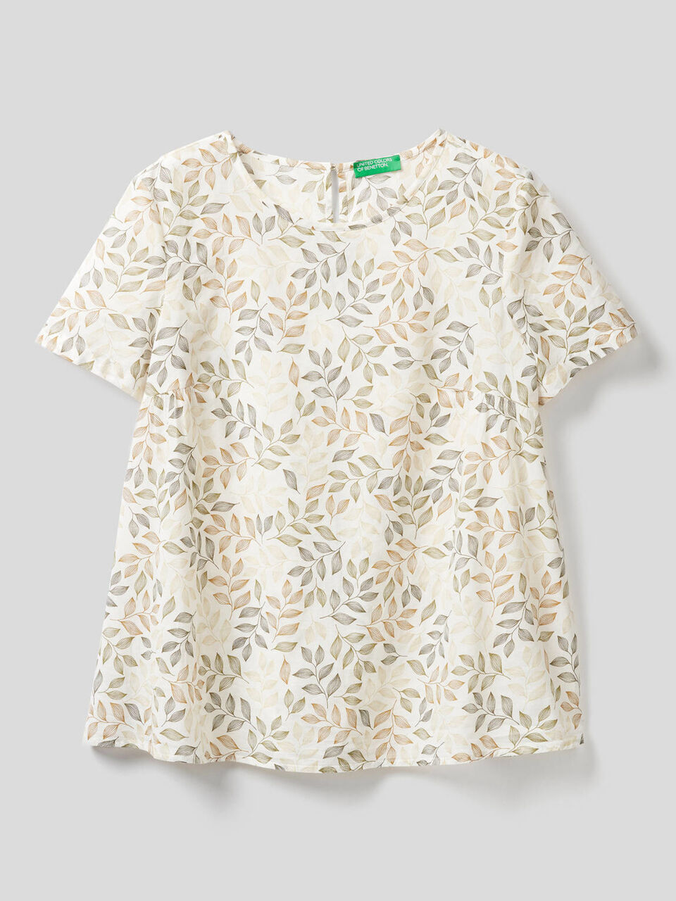 Blusa fantasia in puro cotone image number 1