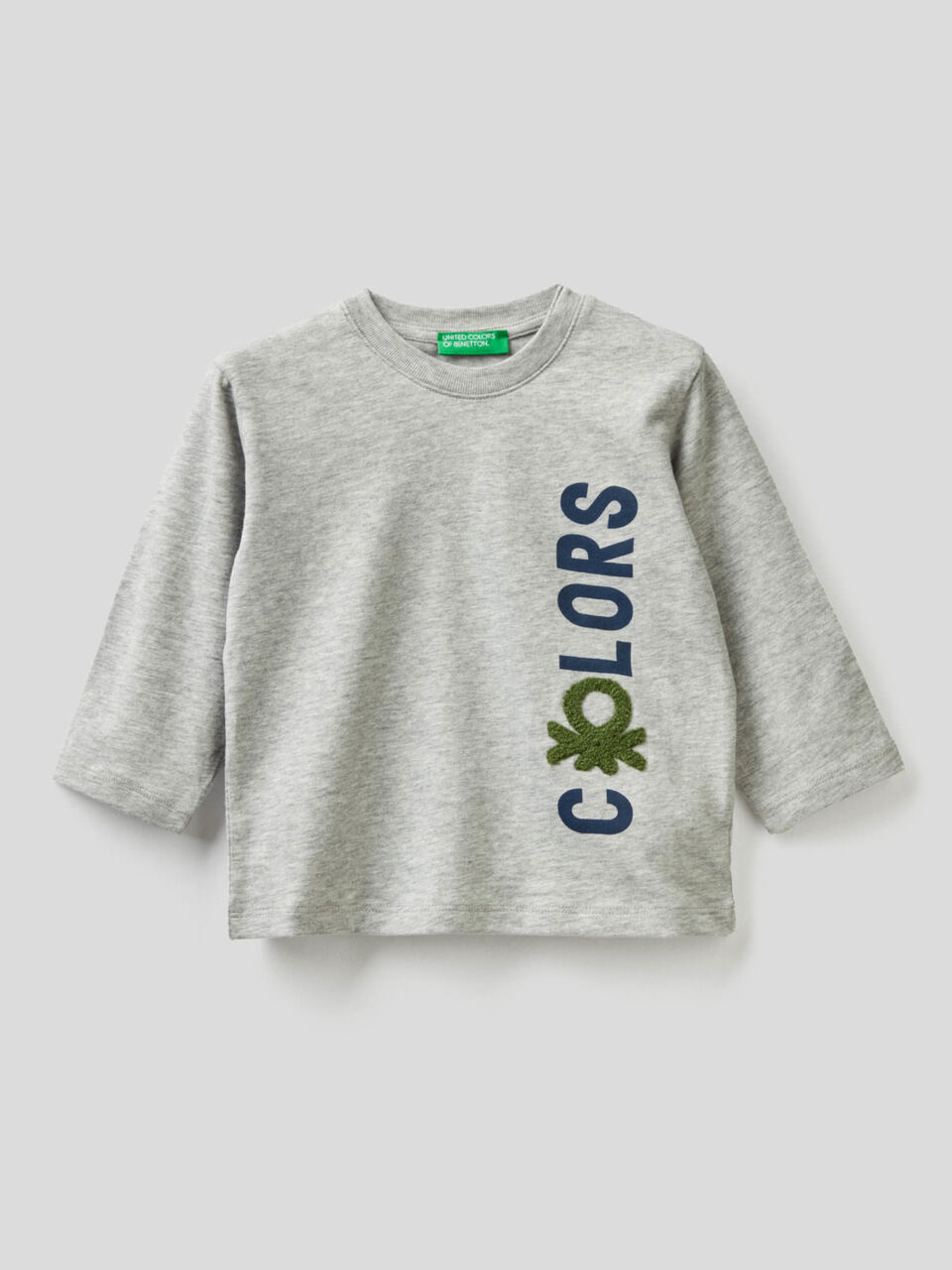 T-shirt manica lunga 100% cotone bio image number 1