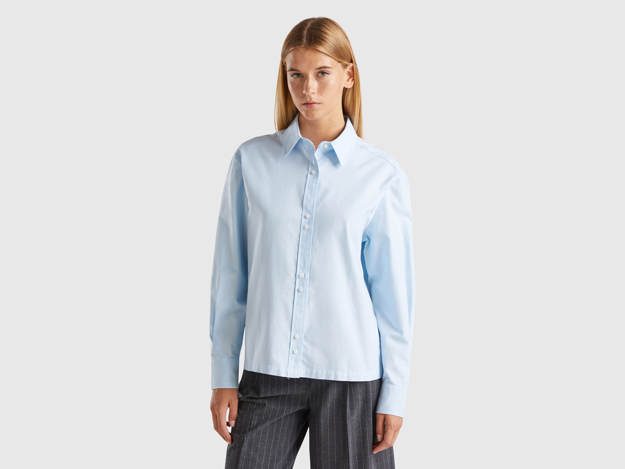 Camicia senza bottoni donna top