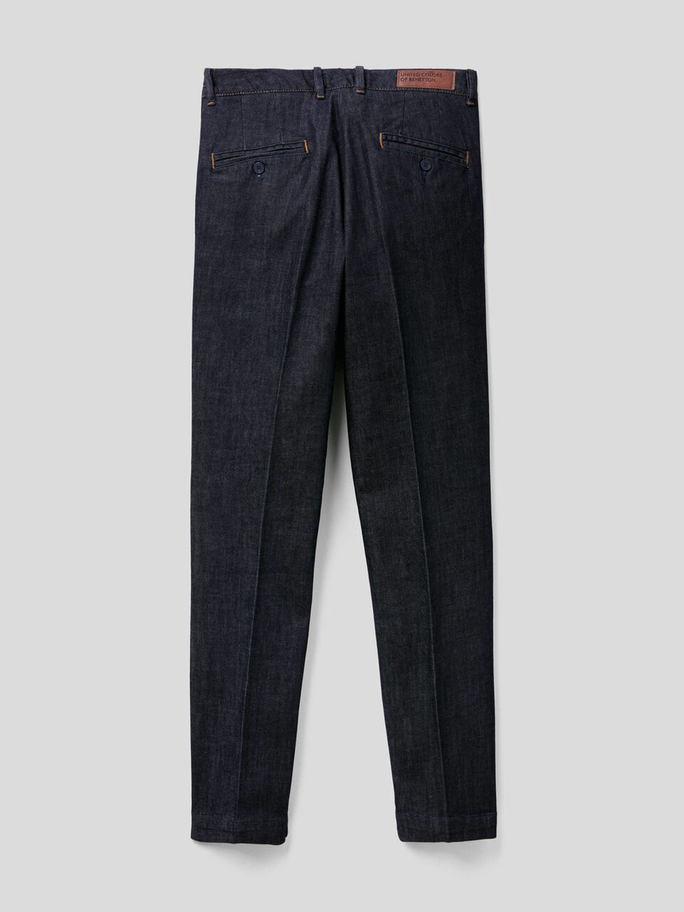 Chino in denim di cotone stretch image number 2