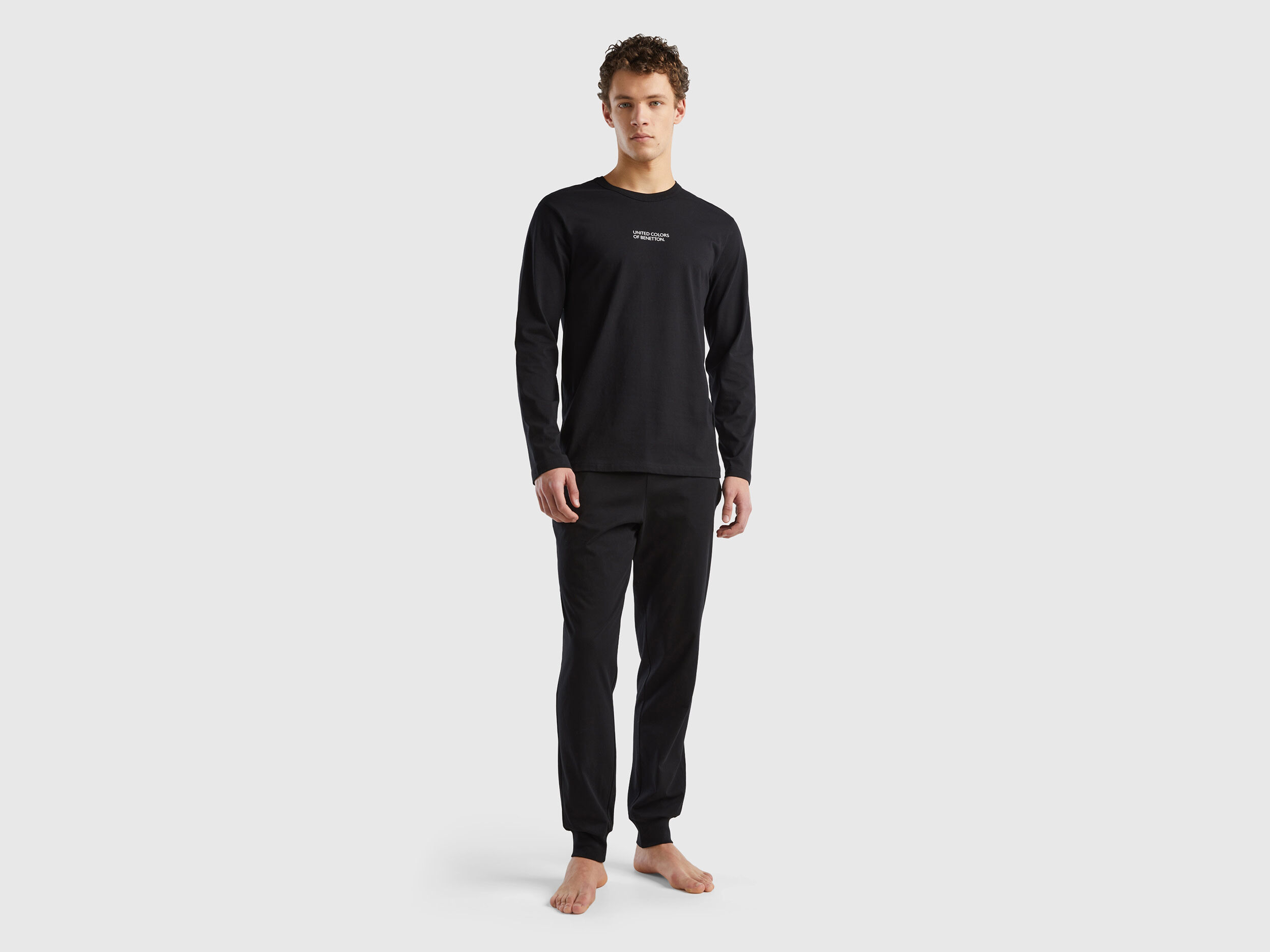 Benetton maglie cotone manica lunga shop