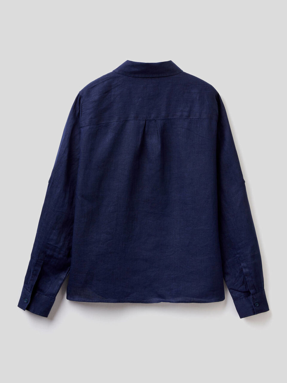 Camicia a manica lunga in puro lino image number 2