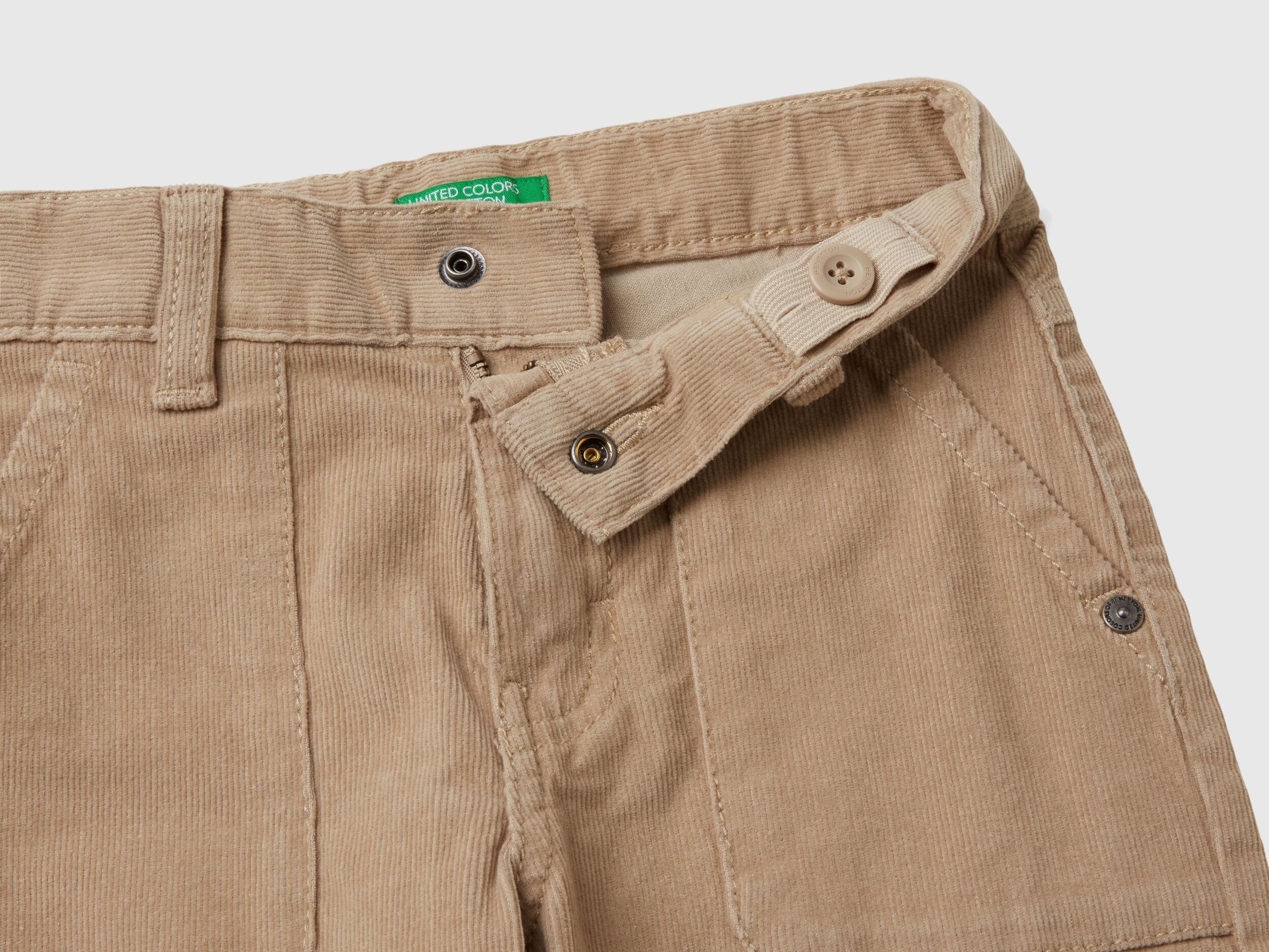 Pantaloni in velluto benetton discount