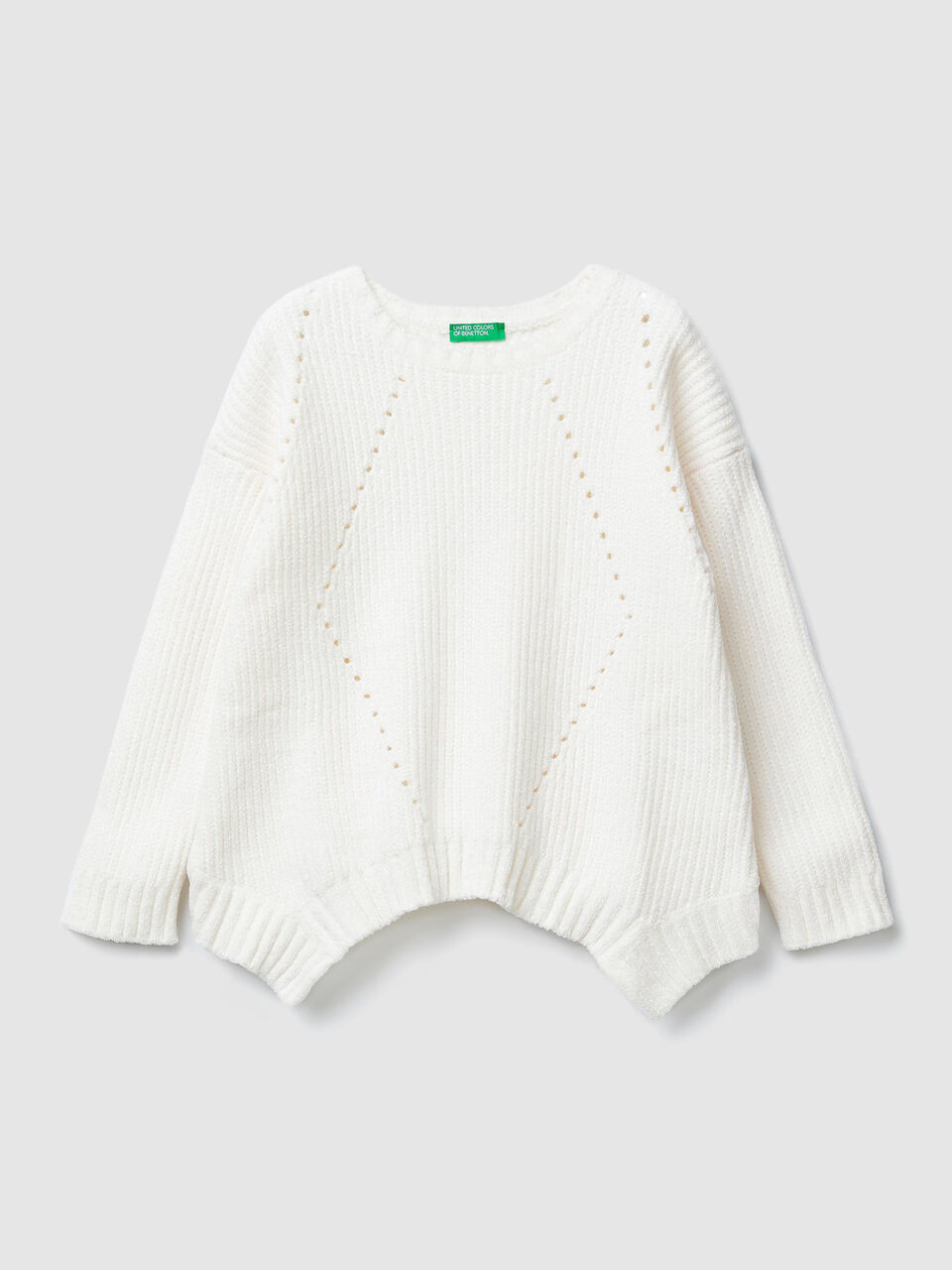 Maglia asimmetrica in ciniglia image number 1