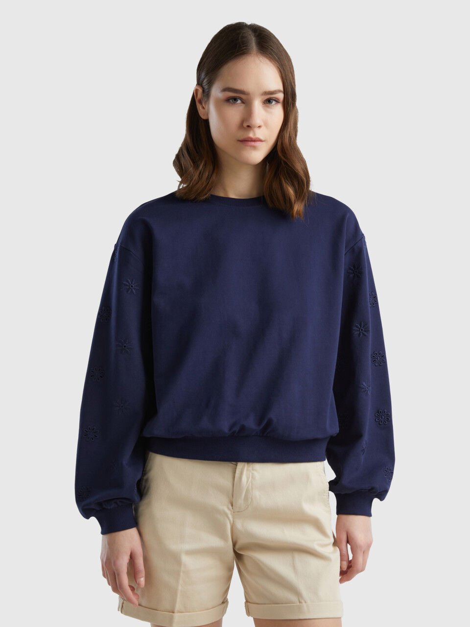 Benetton felpe donna sale
