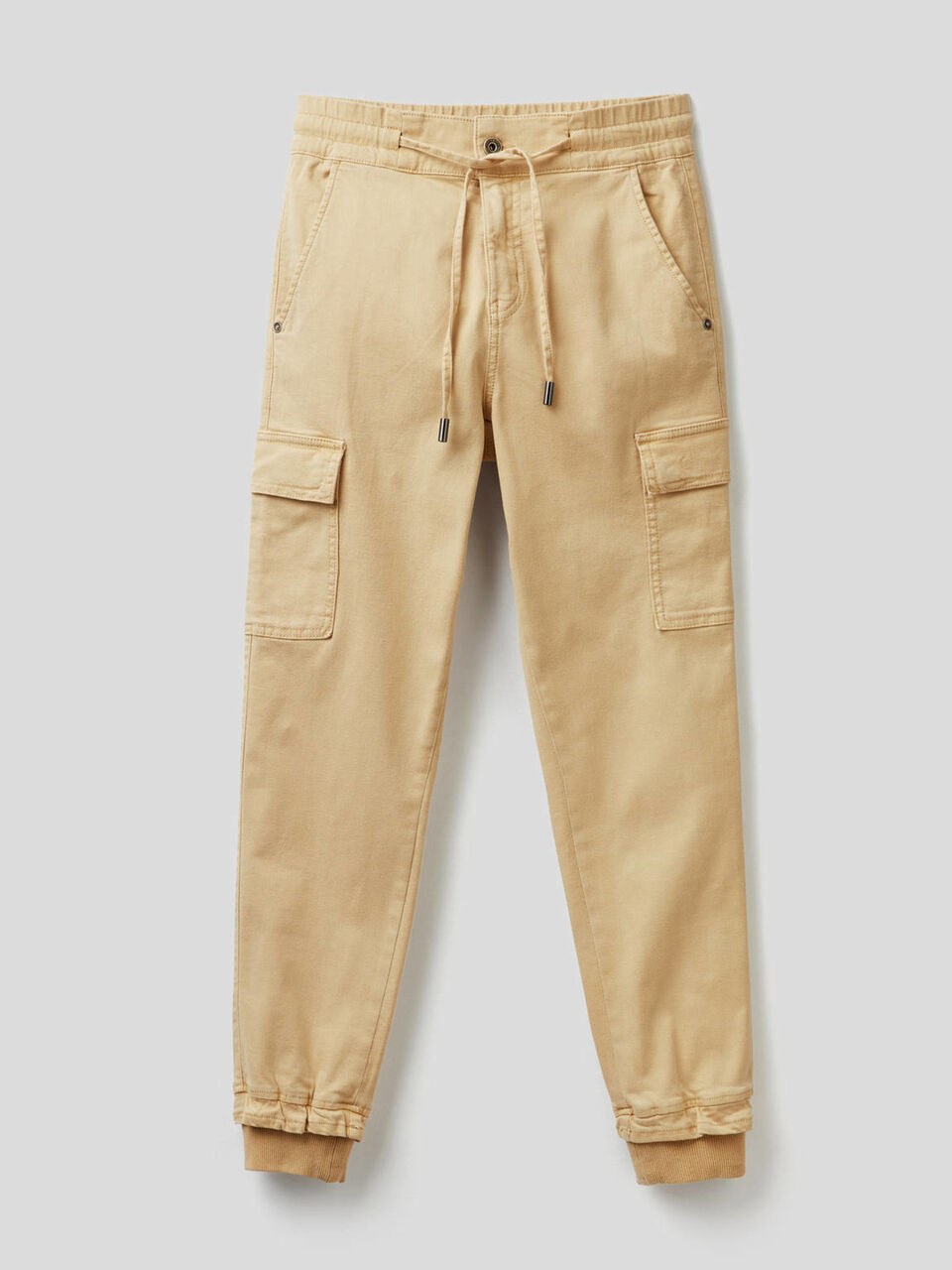 Cargo slim fit in cotone stretch image number null
