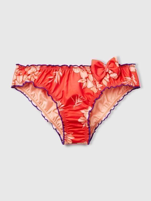 Slip mare con stampa floreale Bambina