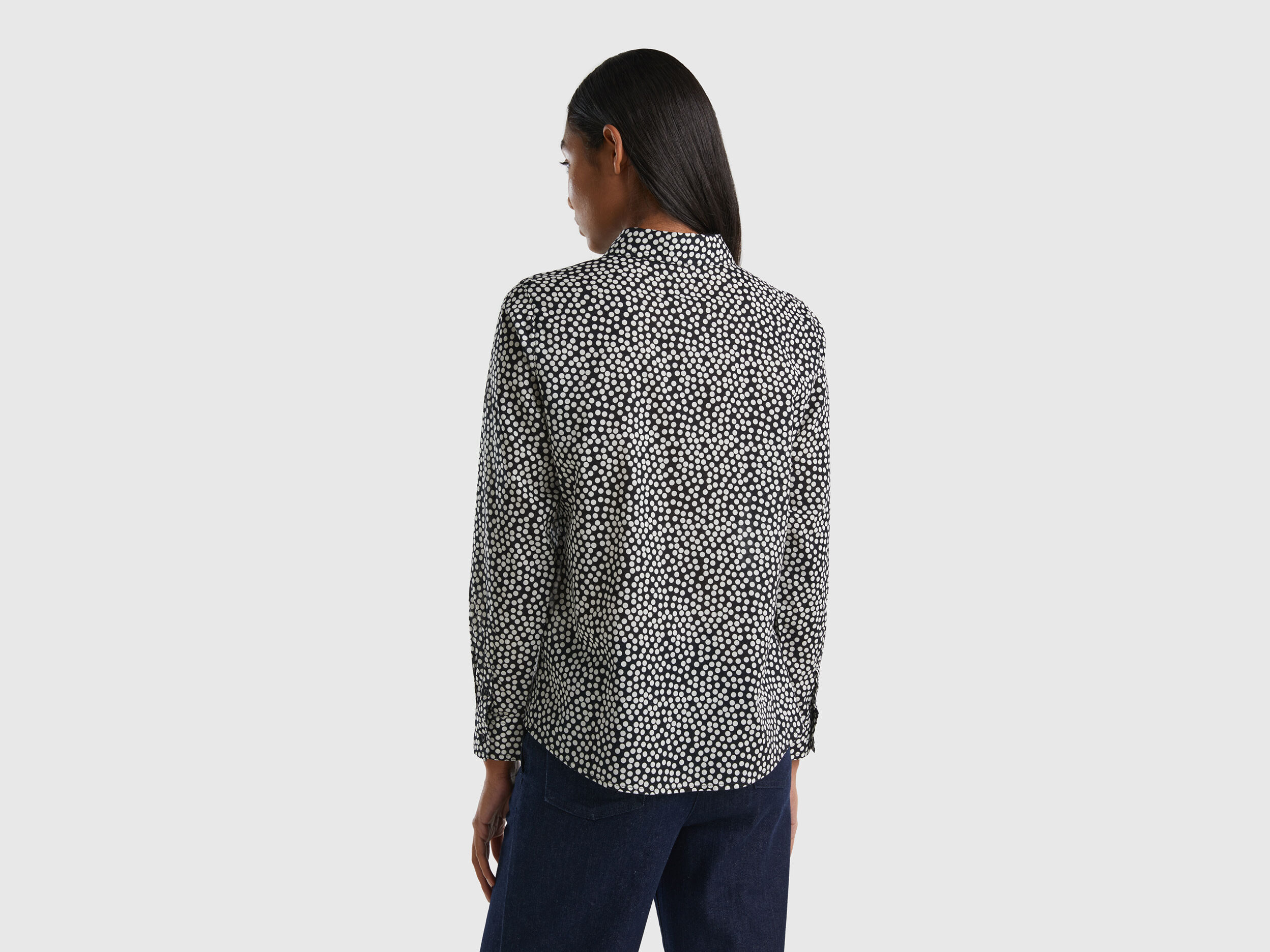 Camicia nera a outlet pois bianchi