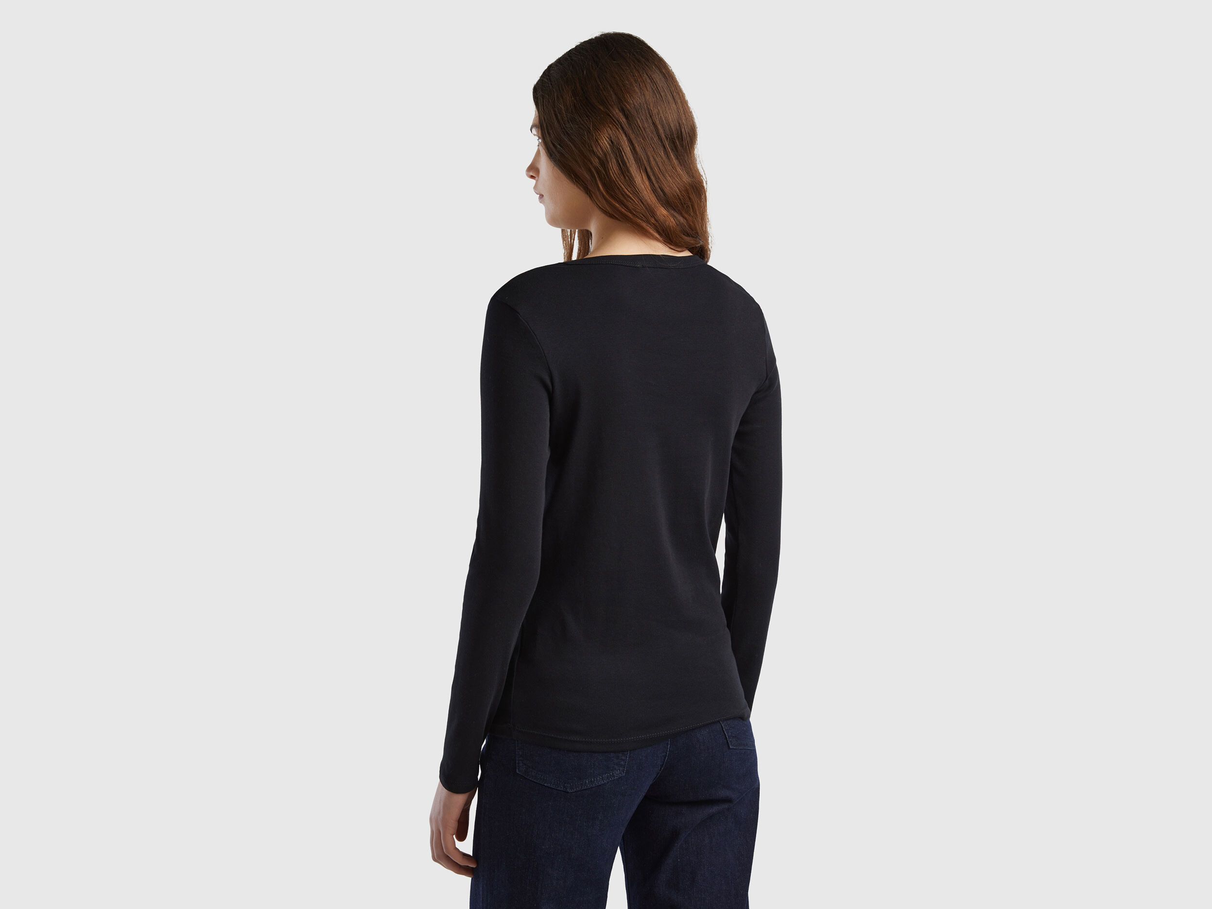 Benetton magliette manica lunga hot sale