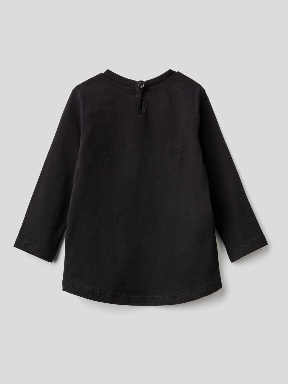 T-shirt manica lunga 100% cotone image number 2