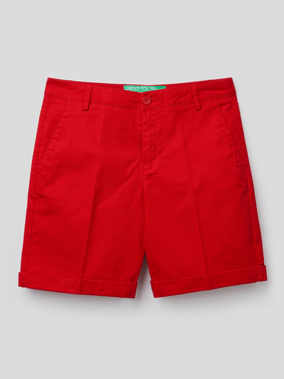 Bermuda in cotone elasticizzato image number 1