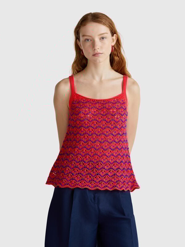 Canotta crochet Donna