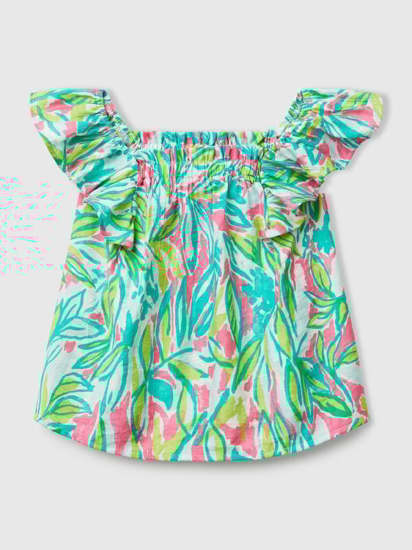 Top con stampa floreale Bambina