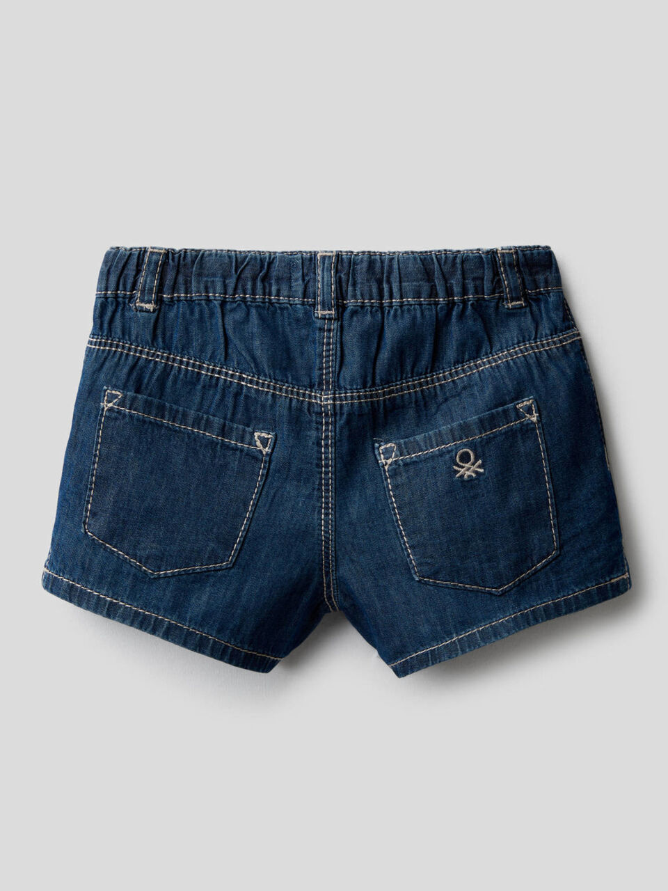 Shorts in tessuto chambray image number 2