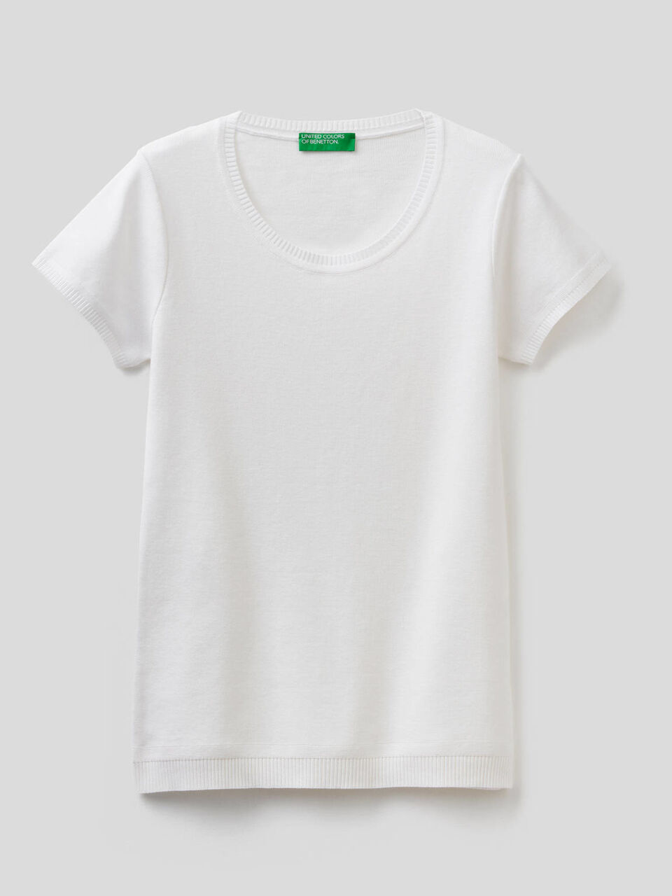 Maglia a manica corta in 100% cotone image number 1