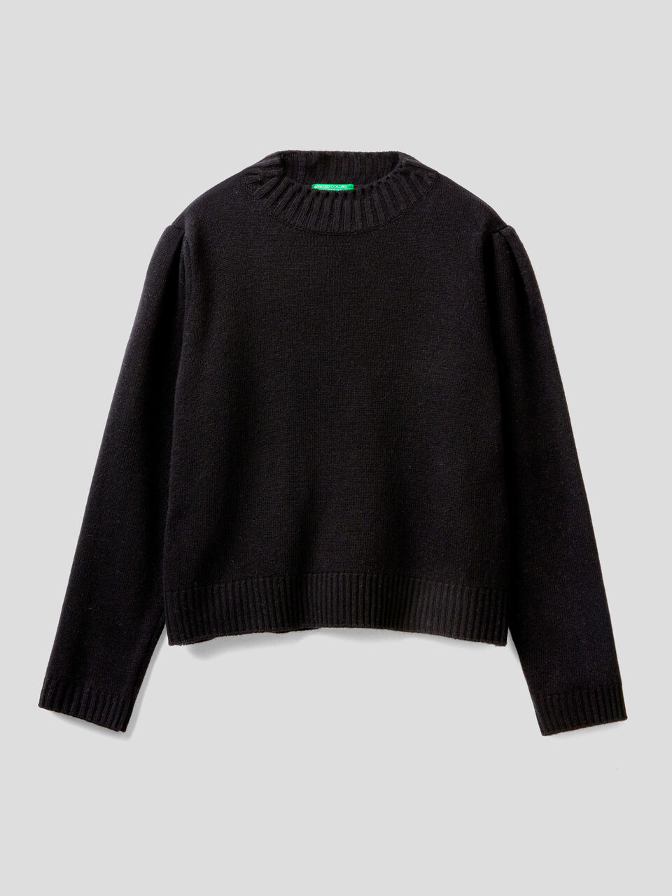 Maglia a lupetto in misto lana image number 1