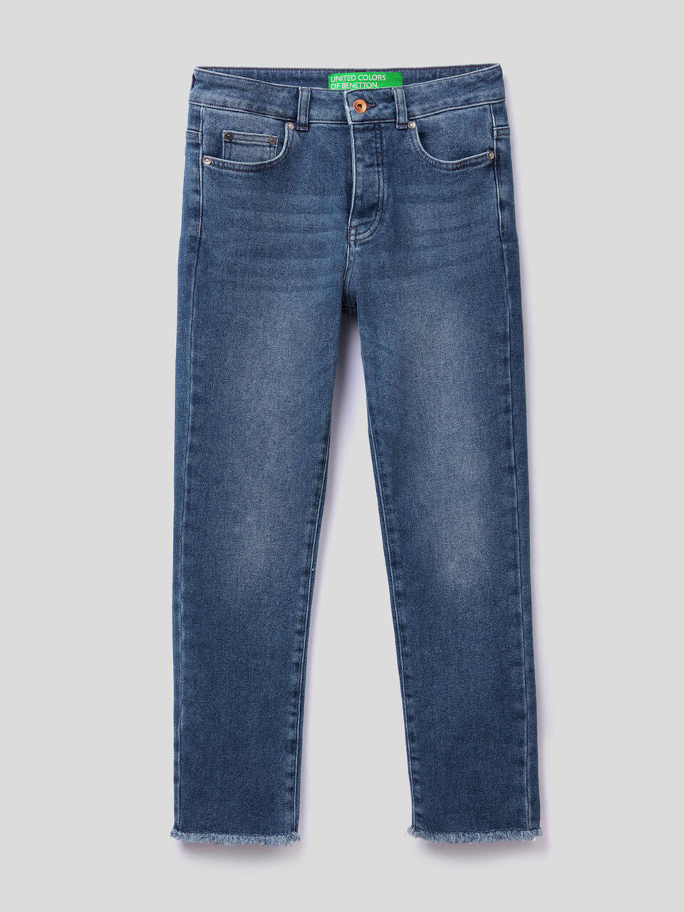 Jeans cropped cinque tasche image number 1