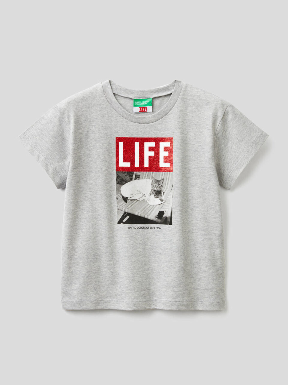 T-shirt Life in 100% cotone bio image number 1