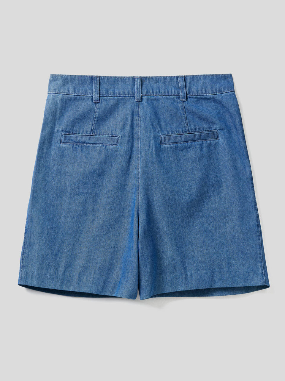 Shorts in denim di 100% cotone image number 2