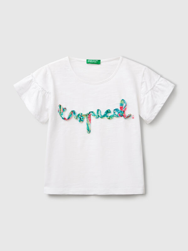 T-shirt con applicazione Bambina