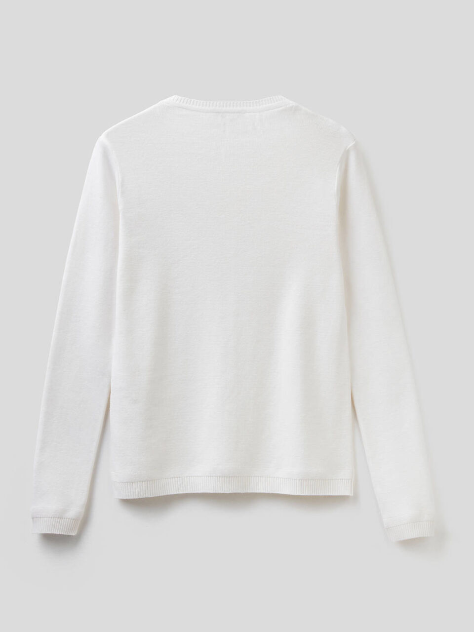 Cardigan girocollo in puro cotone image number 2