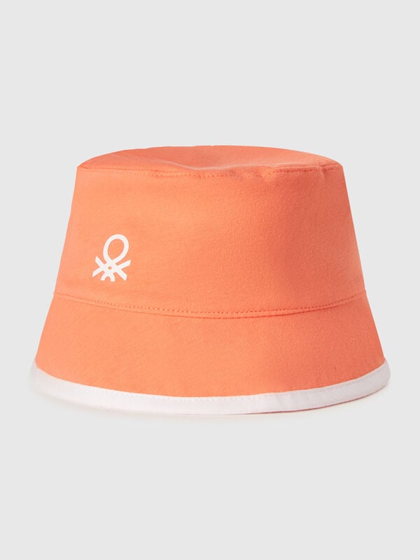 Cappello reversibile con stampa floreale Bambino