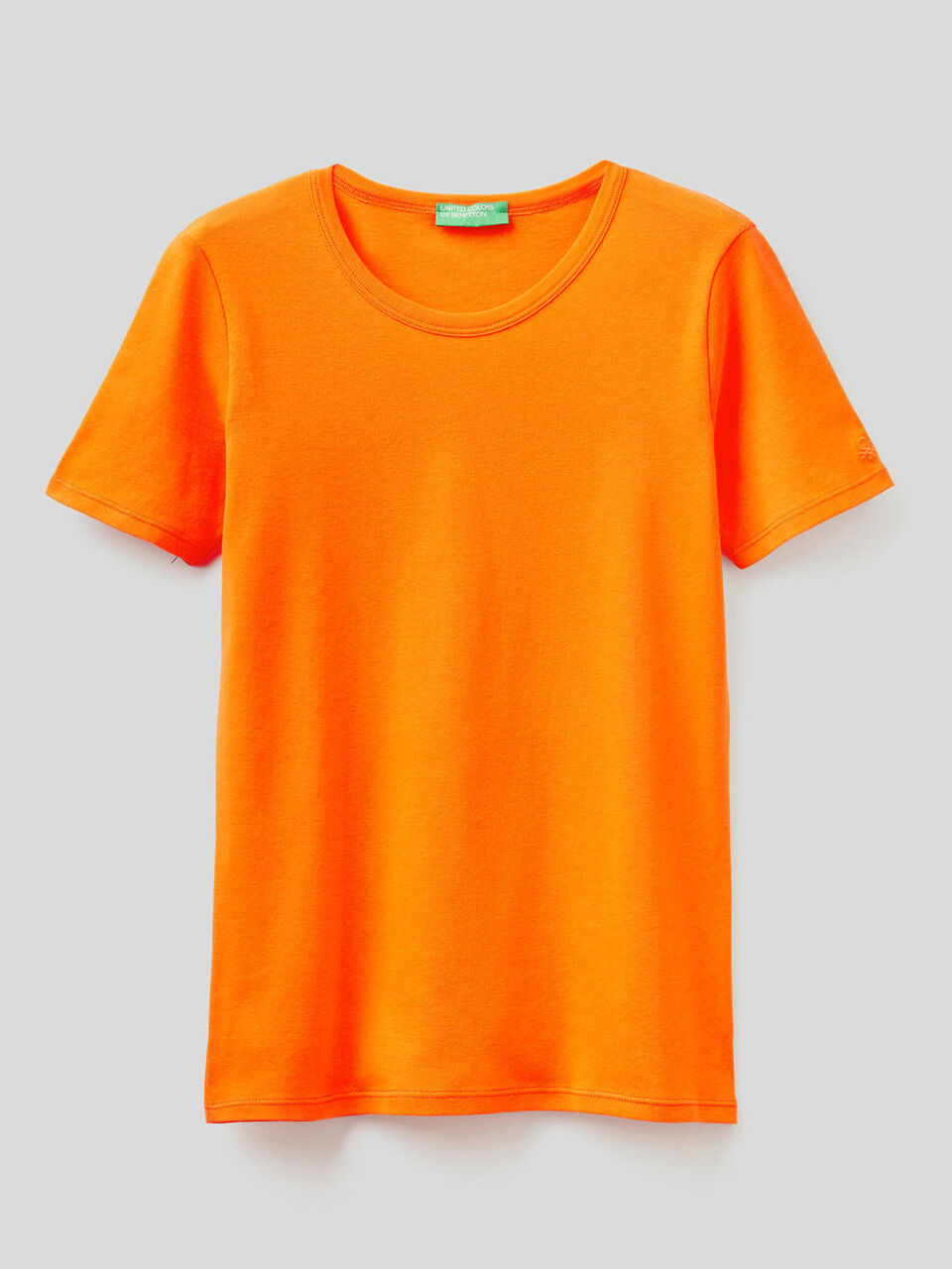 T-shirt in cotone a fibra lunga image number 1