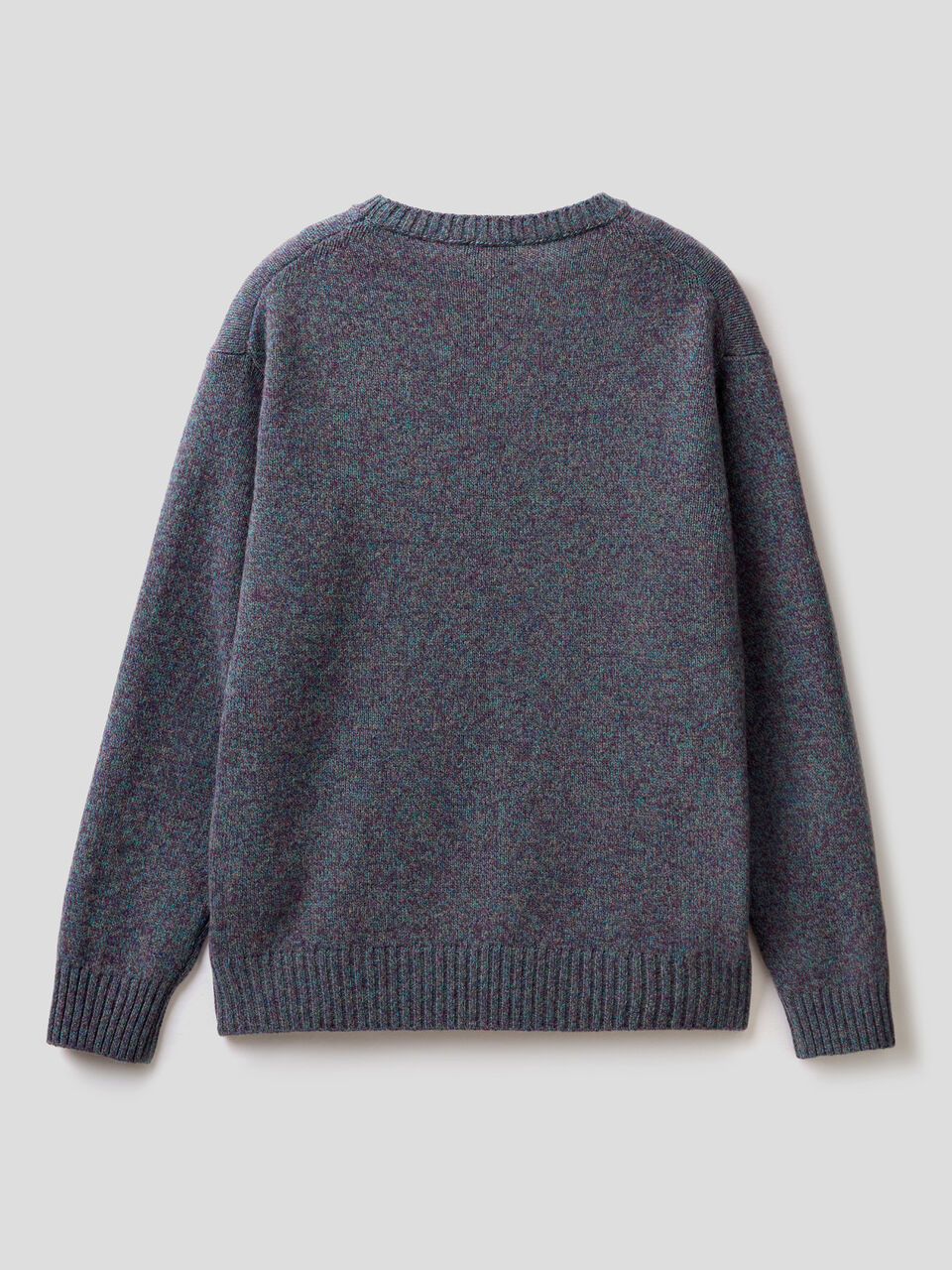 Maglia girocollo in pura lana Shetland image number 2