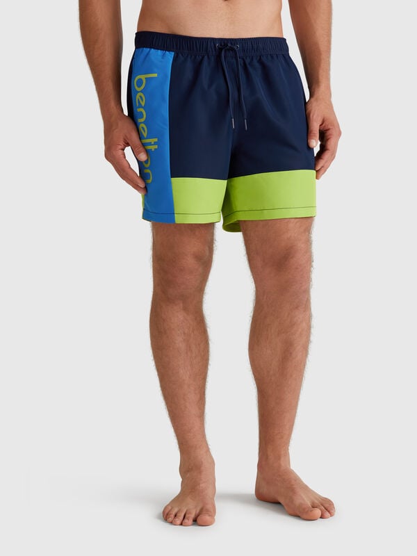 Boxer mare color block Uomo