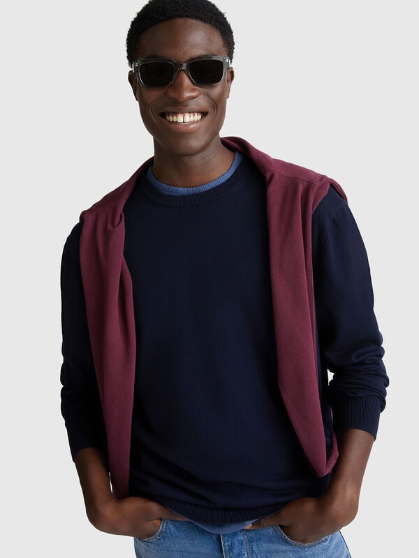 Maglia girocollo 100% cotone Uomo