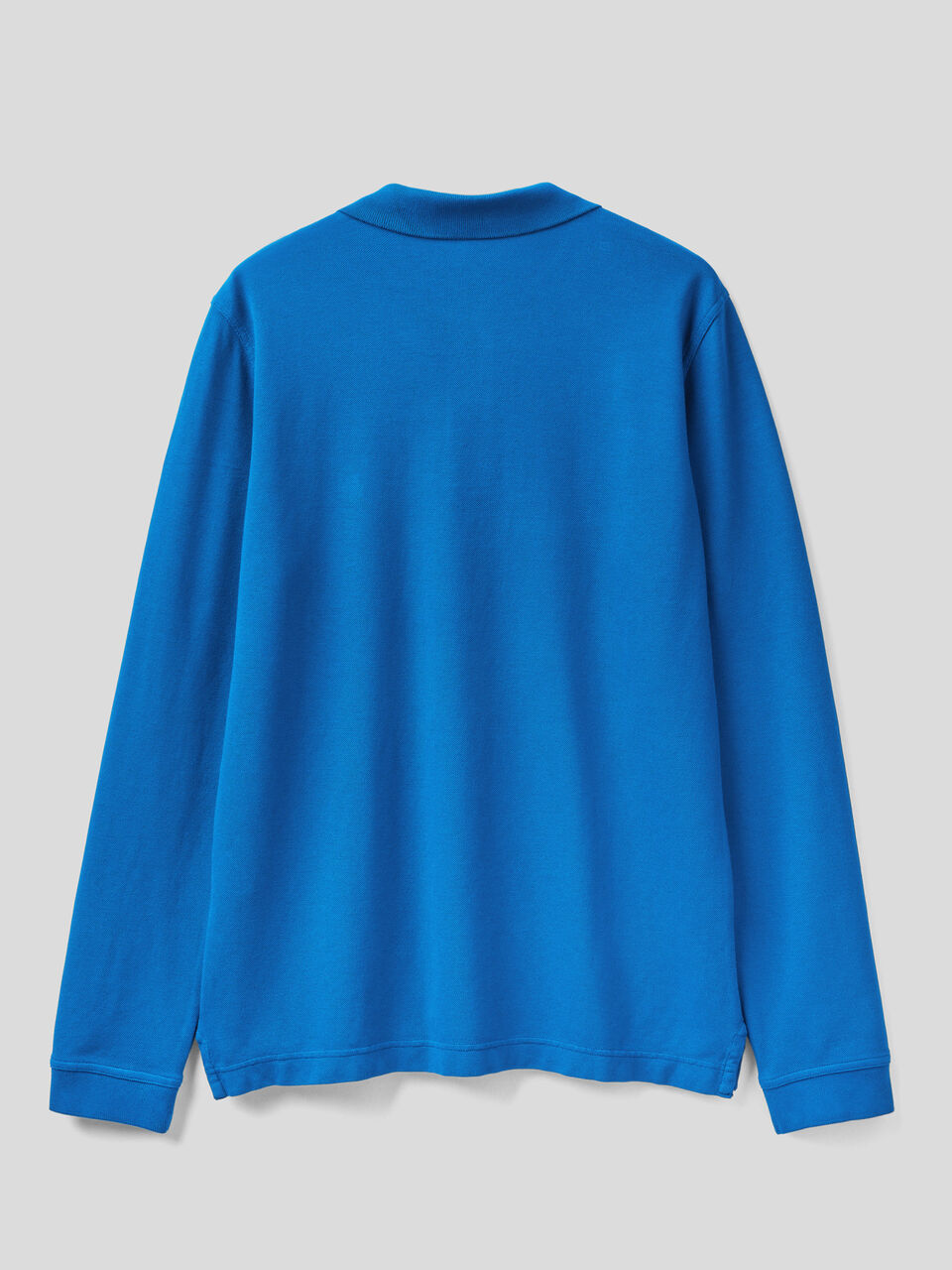 Polo a manica lunga 100% cotone image number 2