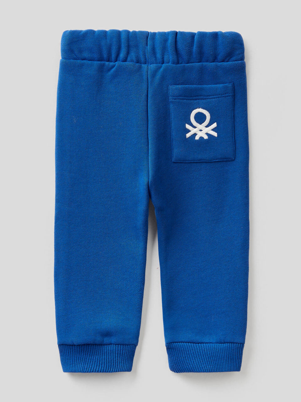 Pantaloni in felpa con logo ricamato image number 2