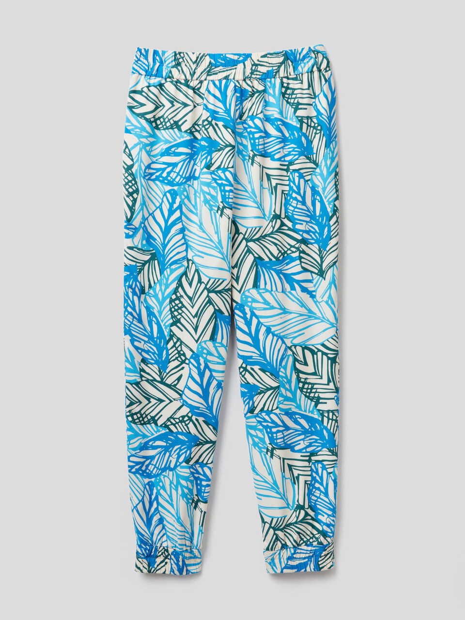 Pantaloni fluidi con stampa botanica image number 2