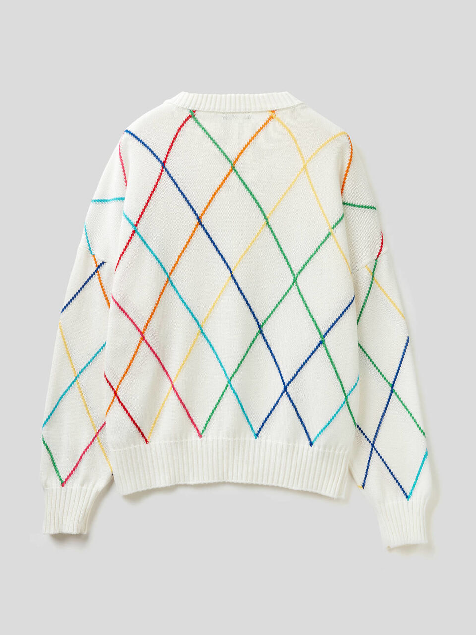 Maglia a rombi multicolor image number 2