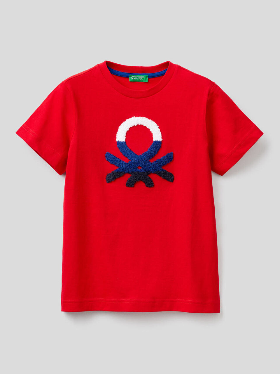T-shirt 100% cotone con logo image number 1