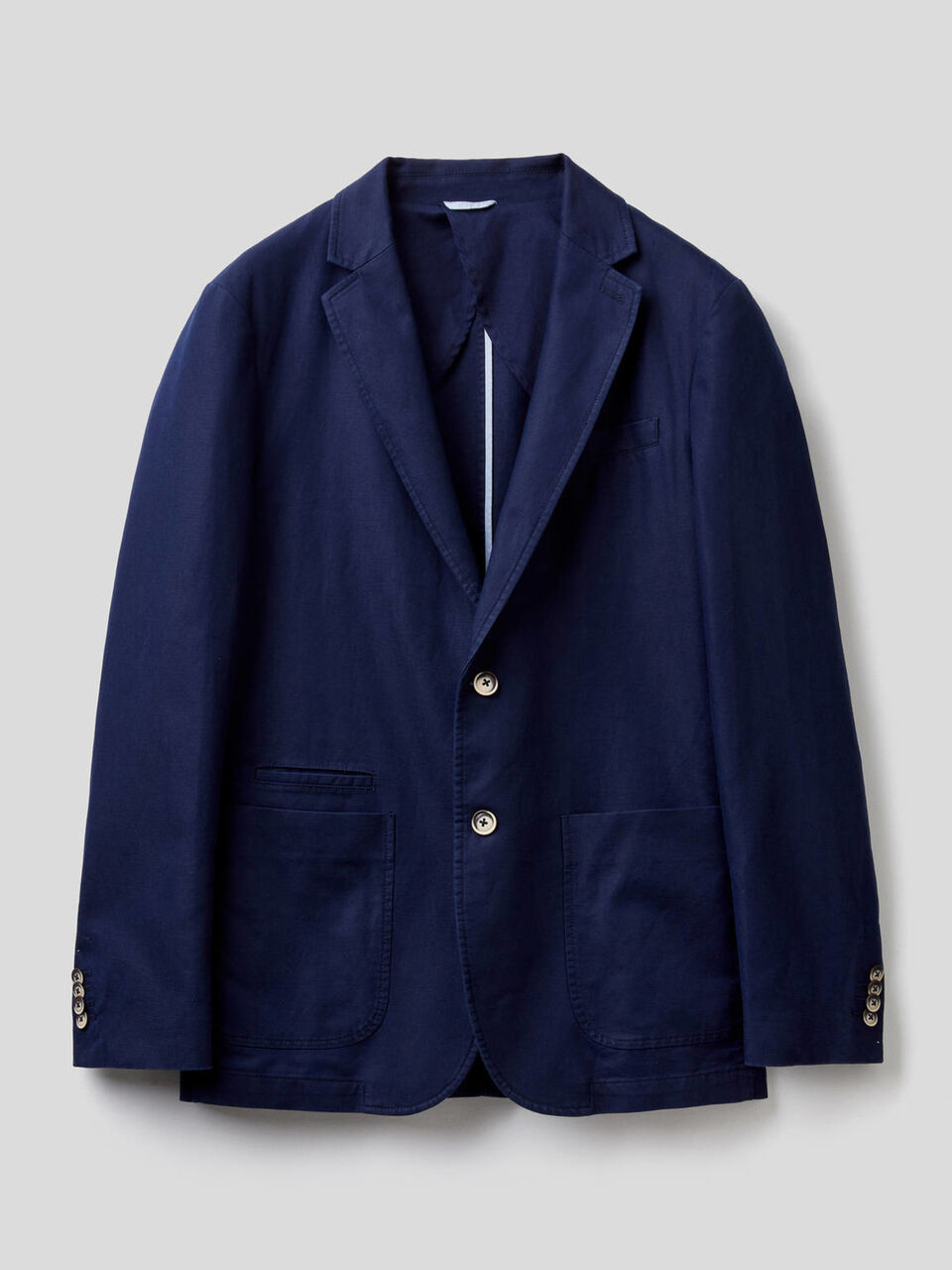 Blazer in misto lino image number 1