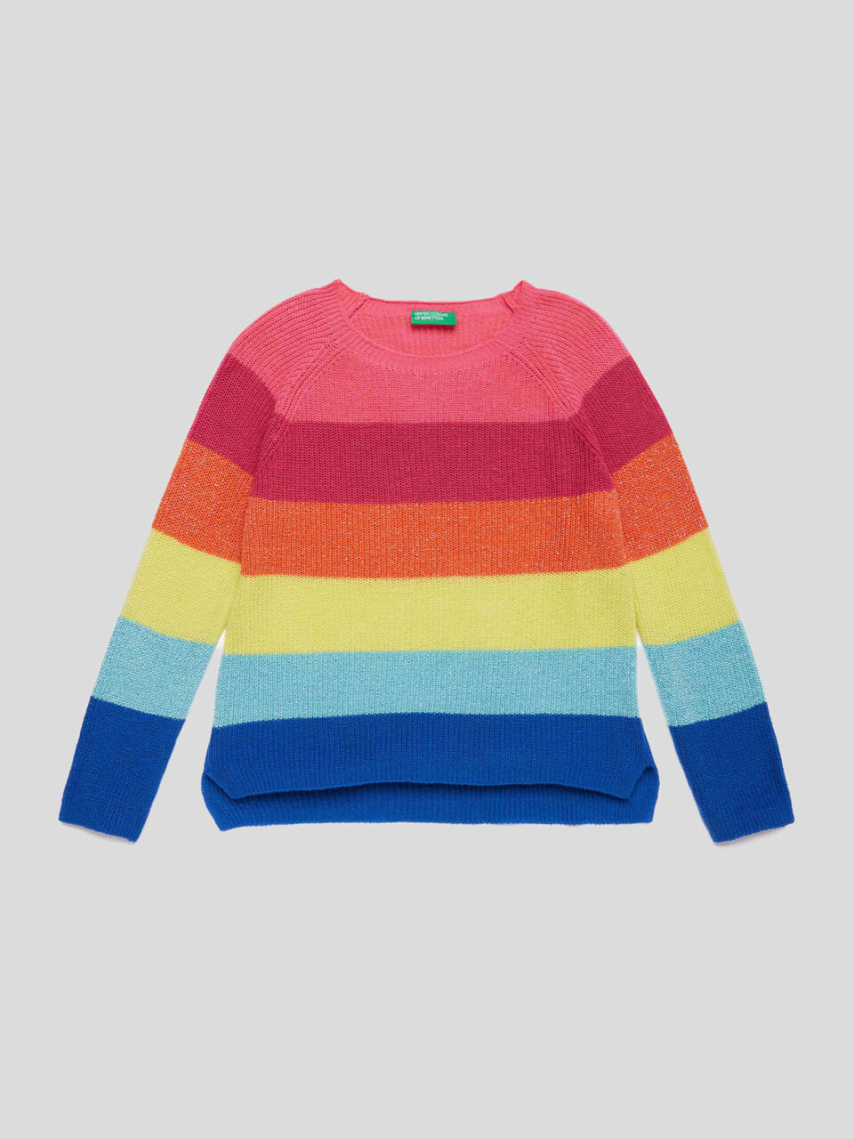 Maglia a righe con lurex image number 1