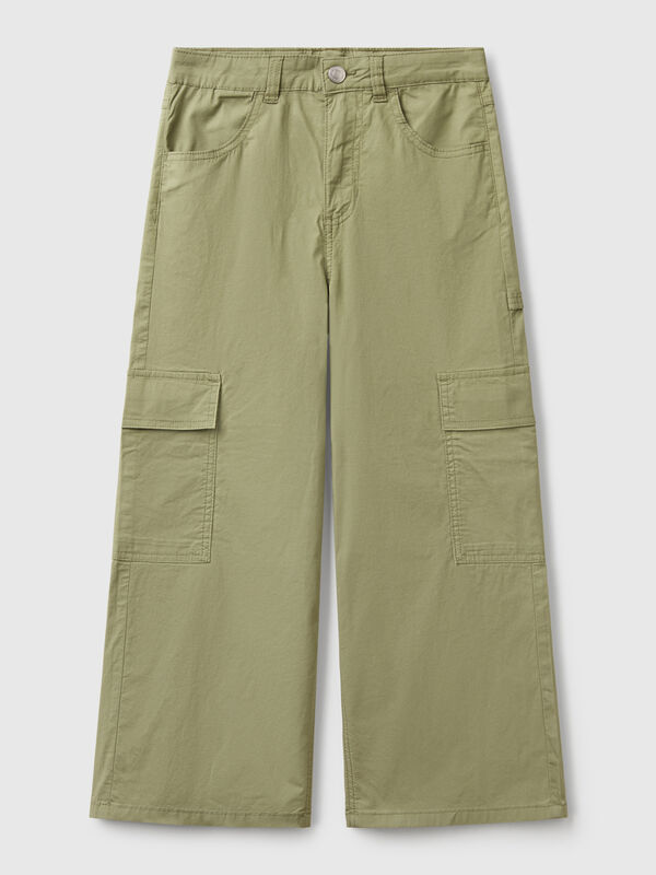 Pantaloni cargo wide fit Bambina
