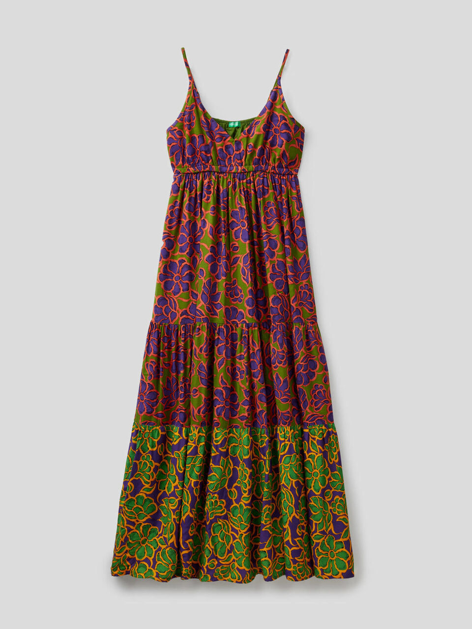Vestito lungo con spalline image number 1