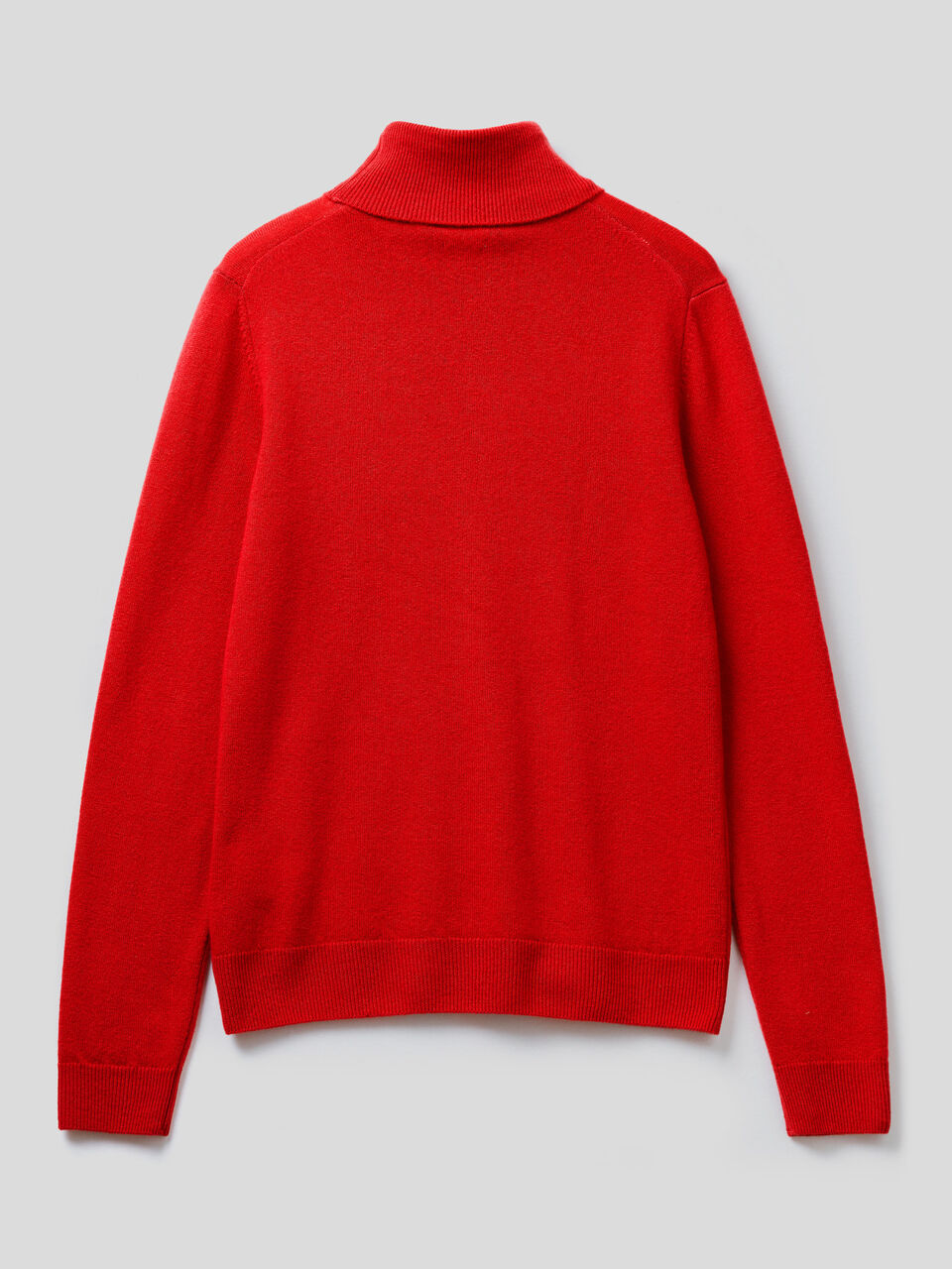 Maglione dolcevita in pura lana vergine image number 2