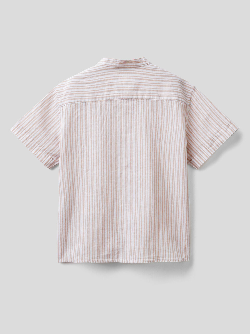 Camicia a righe in misto lino image number 2