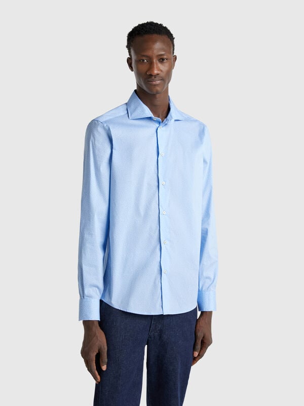 Camicia fantasia slim fit Uomo
